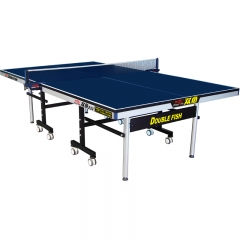 Double Fish Professional Table Tennis Ball Supplier Ittf Roved Official Movable Table Tennis With Wheels