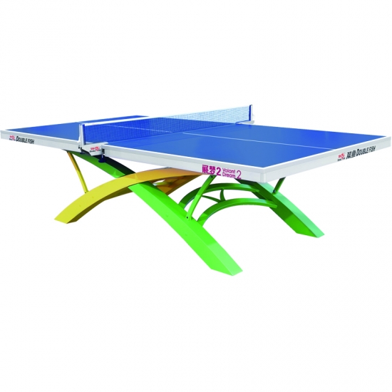 Double Fish ITTF Approved Table Tennis/Ping Pong Table Best Ping Pong Table Top Ping Pong Table Professional Competition Top Training and Recreational Tennis Table/Ping Pong Table 