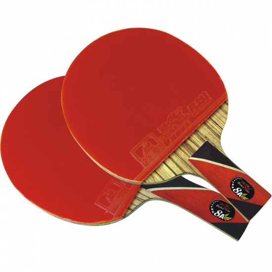 * Rare pip-out Rubber Nice DHS Double Fish Table Tennis Racket Ping Pong Paddle 